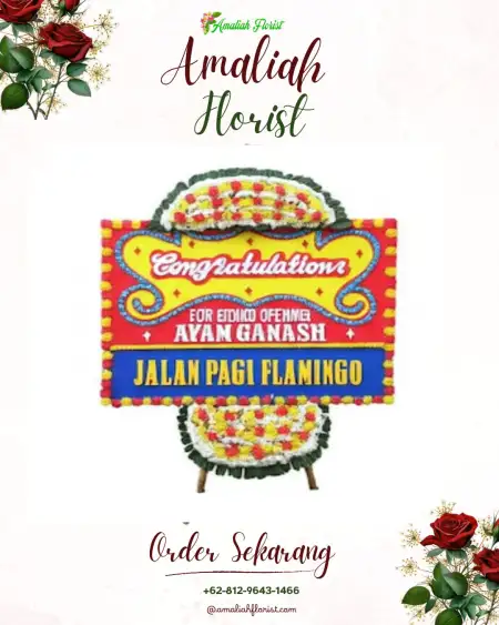 Sewa Papan Bunga Menilo